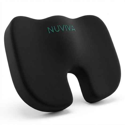 NUVIVA Ischias SitzPolster® — Ergonomisches Sitzkissen für Büro, Auto & Zuhause